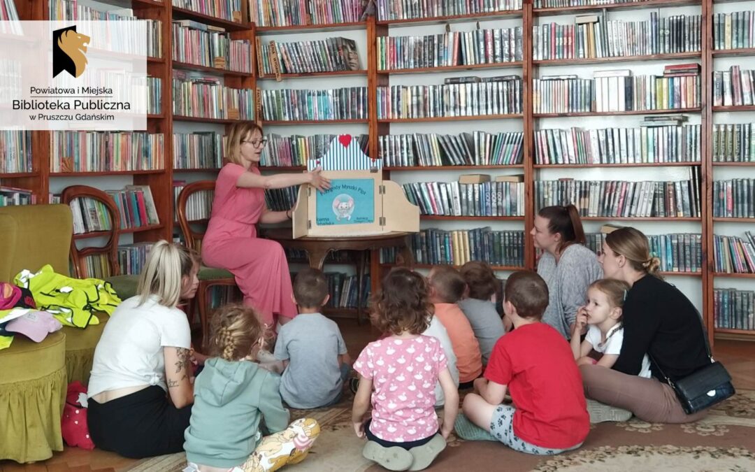 Tuptusie z wizytą w bibliotece