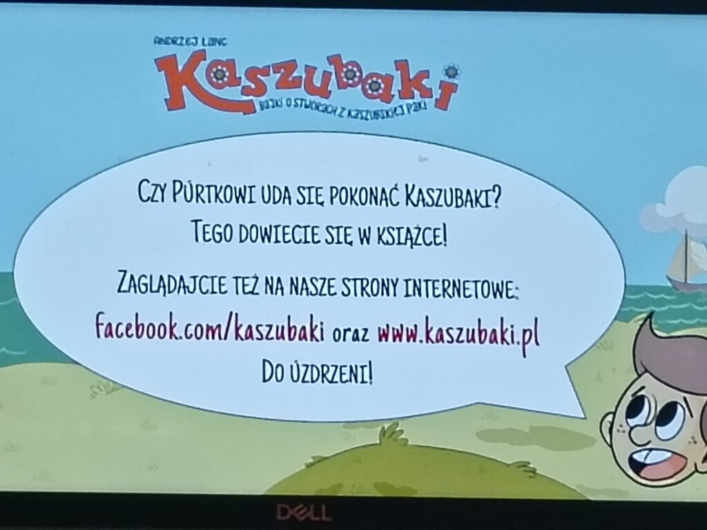 Slajd z prezentacji zapraszający do odwiedzin na stronie internetowej www.kaszubaki.pl